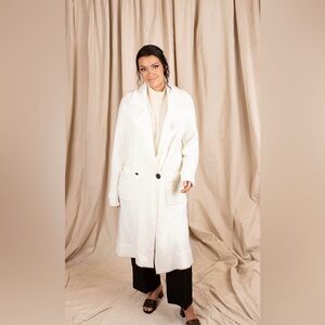 Show Me Your MuMu White Pea Coat